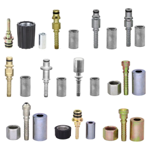Professional High Pressure Hose Mount Connector set High Pressure Washer Hose Insert Fittings Car Washer Accessories
