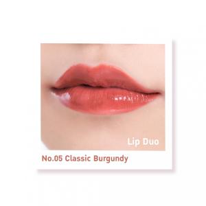 ลิป ดูโอ ลิปคัลเลอร์ เนื้อแมท กิฟฟารีน ติดทนไม่เลอะขอบแก้ว ไม่ติดแมสก์  ลิปคัลเลอร์ เนื้อแมท