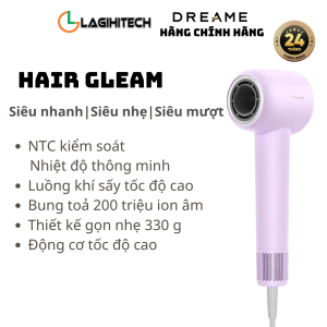 Máy sấy tóc Dreame Hair Gleam AHD12A Bản Quốc Tế Bảo Hành 24 Tháng - Hàng Chính Hãng