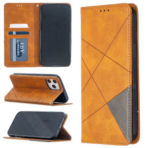 Dành Cho iPhone 6 6S 7 8 Plus SE 2020 X XR XS Max iPhone 11 12 13 14 Pro Max 12 13 Mini Ốp Lật Bằng Da PU Màu Hỗn Hợp Với Chân Đế Từ Tính Khe Cắm Thẻ Ốp