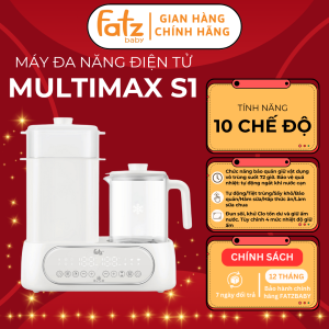 Máy đa năng điện tử FATZ BABY Multimax S1 FB9220CZ tiệt trùng sấy khô hâm sữa hấp làm sữa chua đun nước khử Clo tồn dư và hâm nước