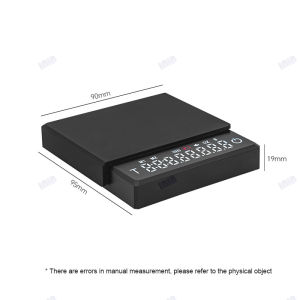 2kg/0.1g เครื่องชั่งน้ำหนักอาหาร เครื่องชั่งกาแฟ Mini Coffee Scales with Timer Portable High Precision Electronic Kitchen Scale with Type-C charging