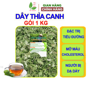 1kg dây thìa canh sấy lạnh trà cho người tiểu đường mỡ máu sấy lạnh nên còn nguyên chất xanh như còn tươi thơm ngon uống là mê