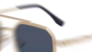 《501》 แว่นกันแดดทรงสี่เหลี่ยมแฟชั่นสำหรับผู้ชาย 2025 แว่นกันแดดกรอบโลหะเรใหม่สำหรับผู้ชายที่มีการปกป้องแบบเต็มกรอบและสัมผัสระดับไฮเอนด์