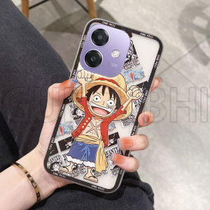 Phone Case OPPO A3x A3 Pro A60 A79 A78 A18 A38 A58 A98 5G A17 A17k Hot anime Luffy Pattern Transparent Silicone Soft Casing OPPO A3X New 2024 Phone cover