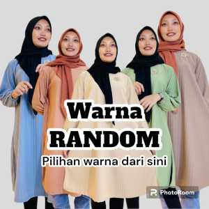 ALANA TUNIK HORNET PREMIUM//PAKAIAN WANITA BAHAN HORNET SIZE STANDART DAN JUMBO