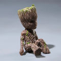 SYJY for Gifts Sitting Avengers Model Doll Tree Man Groot Groot Figure Action Toy Figure Mini Groot. 