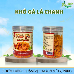 Khô gà lá chanh 200g khô gà bơ tỏi 250g chuẩn vị chất lượng cao thực phẩm ngon sạch Lan Anh Food