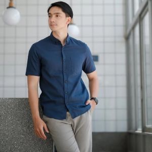 BEST SELLER PAKET MURAH 3 KEMEJA Polos Pria Lengan Pendek / Kemeja Kasual Kualitas Premium