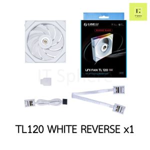 NEW ! [ TL ดูดเข้า/เป่าออก] Fancase Lian Li TL rgb BLACK WHITE ขาว ดำ Fan case 120mm 140mm พัดลม REVERSE TL120 TL140 lianli