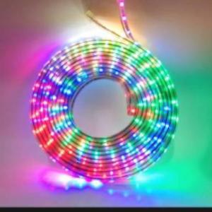 Lampu LED Hias Selang Outdor 10 Meter Warna-Warni 10M 220v RGB Eksterior Natal