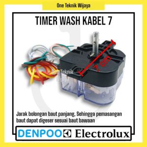 Timer Mesin Cuci untuk Pencuci / Wash 7 Kabel Universal ( Denpoo Electrolux  DLL )