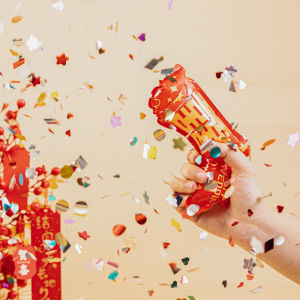 结婚用品 婚礼手持礼炮 – 结婚充气礼炮枪 (12个装) / Wedding accessories - Wedding Inflatable Confetti Cannon (12pcs)