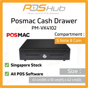 Posmac Cash Drawer PM-VK4102 5 Note 8 Coin