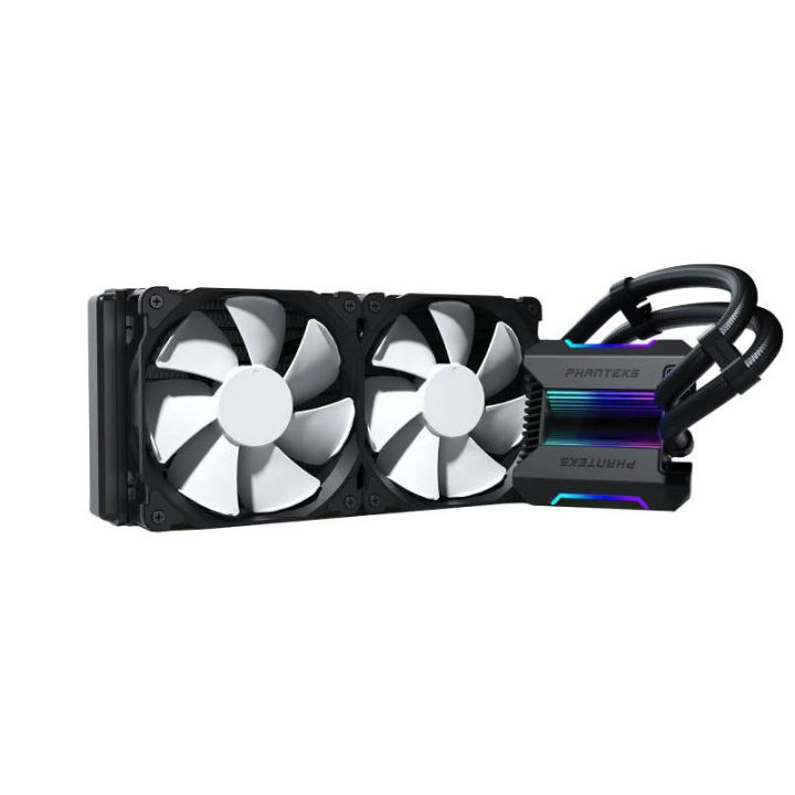 ชุดระบายความร้อนซีพียู Phanteks CPU Liquid Cooler AIO Glacier One 240 MP D-RGB