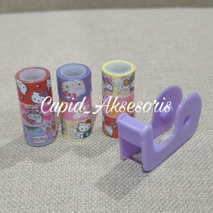 1 SET (9 ROLL) SELOTIP / WASHITAPE / TAPE SANRIO LUCU DAN IMUT