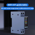 Tuya WiFi 9in1 Power Meter AC Energy Meter APP Control 100-290V/40A Voltage and Current Meter Electricity Meter Smart Life. 
