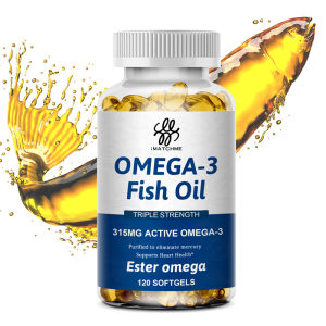 iMATCHME Omega 3 Deep Sea Fish Oil Capsules Rich in DHA EPA Improve Memory Helps Support Brain & Heart Health