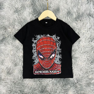 Áo Thun Cotton cho bé Người Nhện 4 Cotton 4 Chiều Có size Lớn đến 60kg 4 màu áo Anam Store