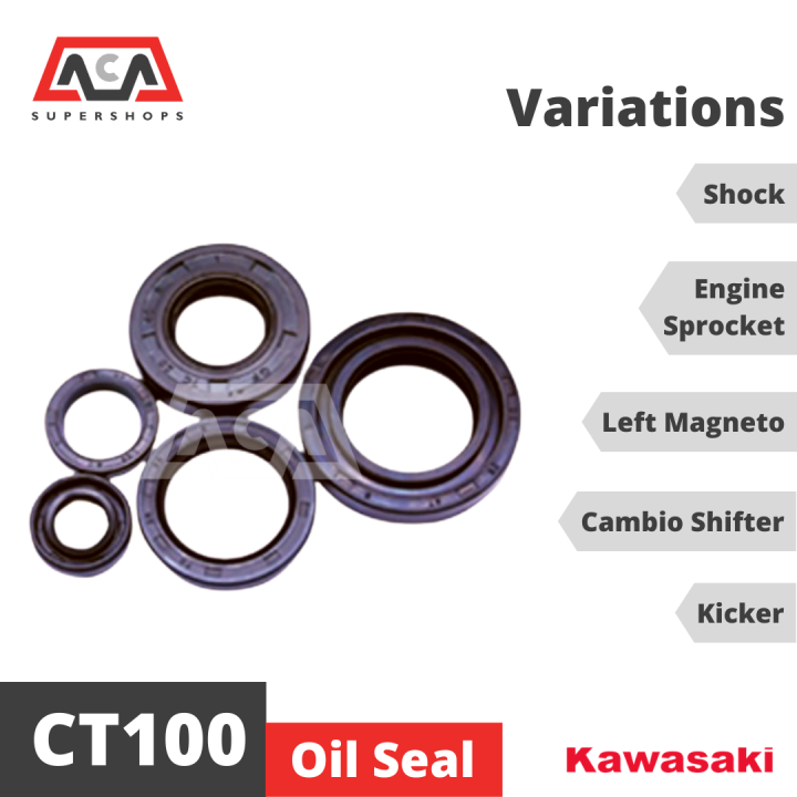 Oil Seal For Kawasaki Bajaj Ct 100(CT100) Lazada PH