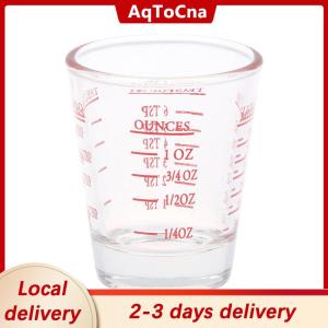 [COD] AqToCna Ship within 24 hours 1Pc 30 ML Glass Measuring Cup With Scale  Glass Liquid Glass Ounce Cup