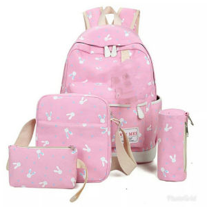 F&S SHOPAHOLIC BAGS#2509 Classic 4n115inch KIDS backpack set including backpack shoulder bag a wallet a pencil case