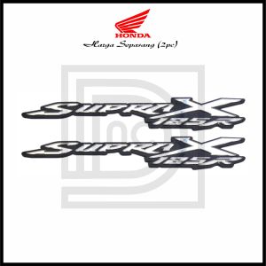 2 Emblem Honda Supra X 125 R Logo Motor 3D Akrilik Variasi Modipikasi