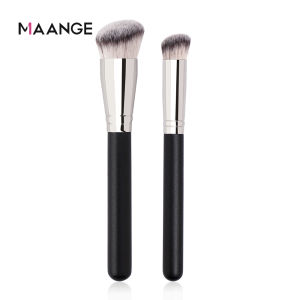 MAANGE 1pc Flawless Classic Foundation Brush & 1pc Concealer Brush