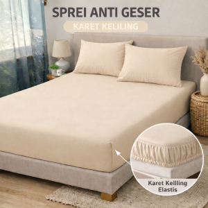 promo sprei anti geser ukuran kasur 180x200.160x200.120x200 tinggi 25