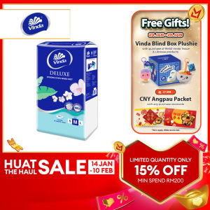 Vinda Deluxe Soft Pack Facial Tissue Medium 3-ply (5x90s)