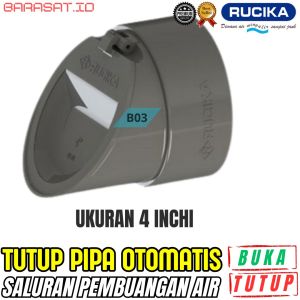 Backflow Valve Otomatis Ukuran Lengkap 1.5” – 6” – Aman dari bau dan hewan serangga