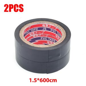 6M Black PVC Electrical Insulation Tape Heat-resistant Self-adhesive Electrical Wiring Harnessing Wrap Waterproof Cable Organizer