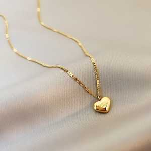 [Bayar Ditempat] Kalung Titanium Wanita Import / Kalung Titanium Emas / Kalung Titanium Wanita Korea / Kalung Import / Kalung Elegan Murah / Kalung Wanita Model Baru