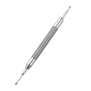 Precise Watch Tool Double Ended Screwdriver Interchangeable 1.2mm V Tip 1.0mm Flat Heads For Watchmakers Jewelers Hobbyists