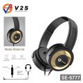 V2S SE5777 Foldable Adjustable Wired Stereo Headphone. 