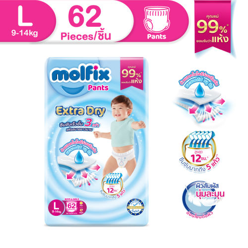 เปรียบเทียบผ้าอ้อม Molfix, MamyPoko และ Huggies รุ่นไหนเหมาะกับอากาศร้อนชื้นของประเทศไทย