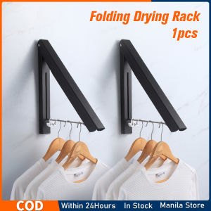 Clothes Drying Rack Wall Mounted Folding Drying Rack Hidden Clothes Rack for Bathroom Balcony