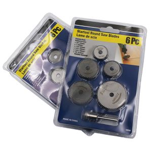Bộ 6 Cái Lưỡi Cưa Tròn Mini Đĩa Cắt Thép Tốc Độ Cao Chuôi Phụ Kiện Dụng Cụ Khoan Xoay Cho Gỗ Nhôm Cắt -MOGEE Sh