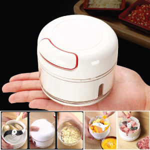 Mini Garlic Crusher Manual Pull String Grater Onion Chopper Chili Shredder / Pencincang Makanan