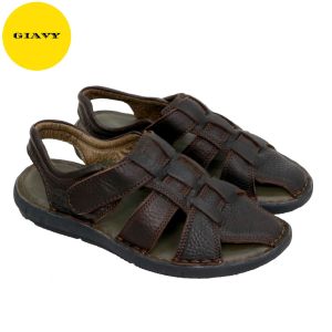 Giày sandal nam Giày da bít mũi SU3315 - GIAVY