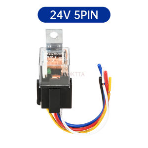 JD1914/JD2914 80A รีเลย์รถยนต์4-Pin 5-Pin ติดต่อคู่เบ้าปลั๊กตัวเมียทองแดงกับซ็อกเก็ตรีเลย์กันน้ำ