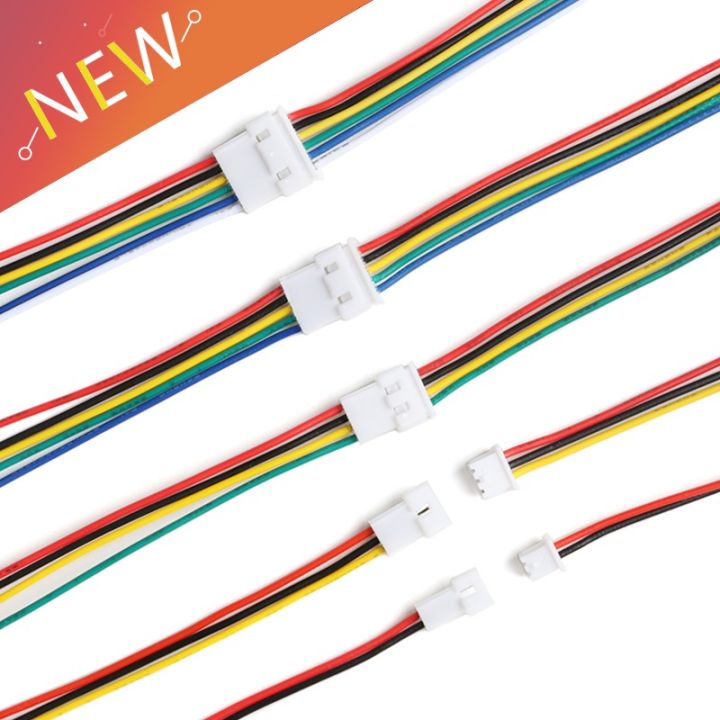 10 Connectors Jst Cable Ph Pin 3pin 4p 5p 6p Male