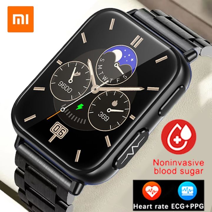 Xiaomi 2023 Blood Sugar ECG PPG Monitor Health Smart Watch Men