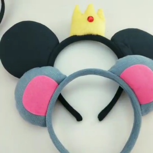 Girls Mouse Costume Headband Necktie Tail Stage Props Set Halloween Party Anime Costume Accessories Kids Photo Props