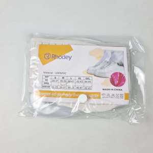 Cover Jas Hujan Pelindung Sepatu Waterproof Anti Air Shoes Cover PVC with Zipper