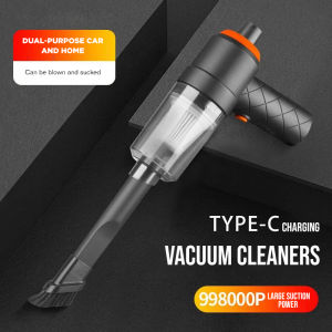 120W Cordless Car Vacuum Cleaner Cordless 2 in 1 Handheld Car and Household Duo Vacuum Rechargeable Wet and Dry Use Vacuum Cleaner