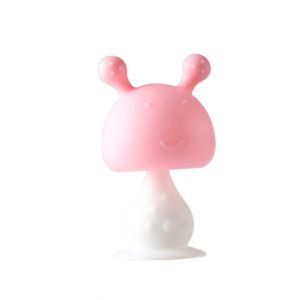 Baby Teether - Giraffe / Mushroom - Soft Teeth Soothing Bite Toys 小蘑菇摇铃牙胶套装食品级硅胶婴儿牙胶磨牙器安抚牙胶宝宝磨牙棒