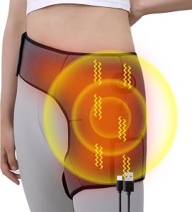 Thermal Hip Wrap with Heating & Massage – Soothing Pain Relief for Joints & Muscles – Adjustable Warm Belt for Hip Support