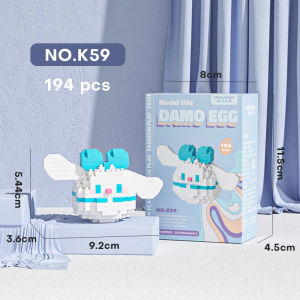 Mainan Brick DIY Sanrio Kuromi Mini lotso Nano Block Susun Edukasi Mainan Anak Perempuan