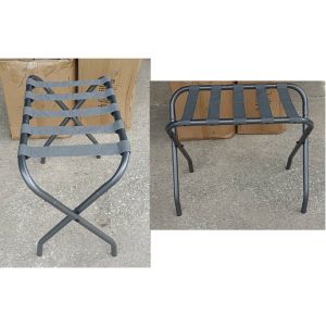 Colour Coating Stainless Steel Foldable Luggage Rack / Rak Bagasi 不锈钢行李架 for Hotel Airbnb Homestay
